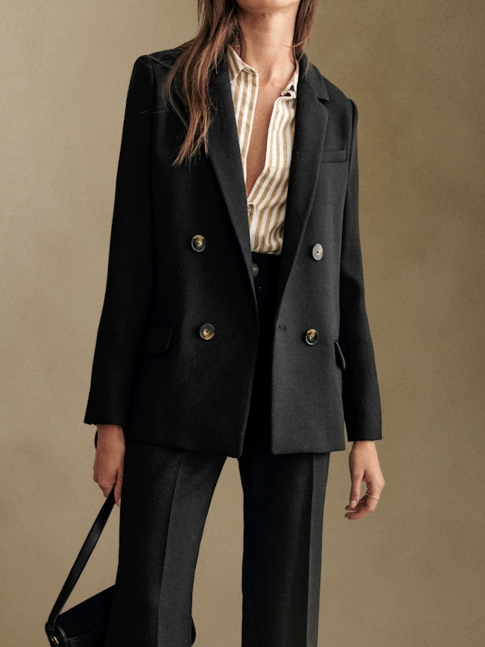 Sezane Christie Jacket Black - Size 8
